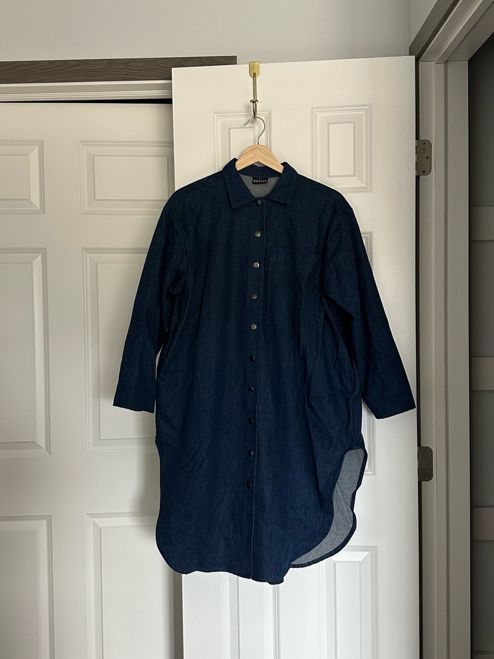 Nettle Studios OS- Soft Volume Shirt Dress